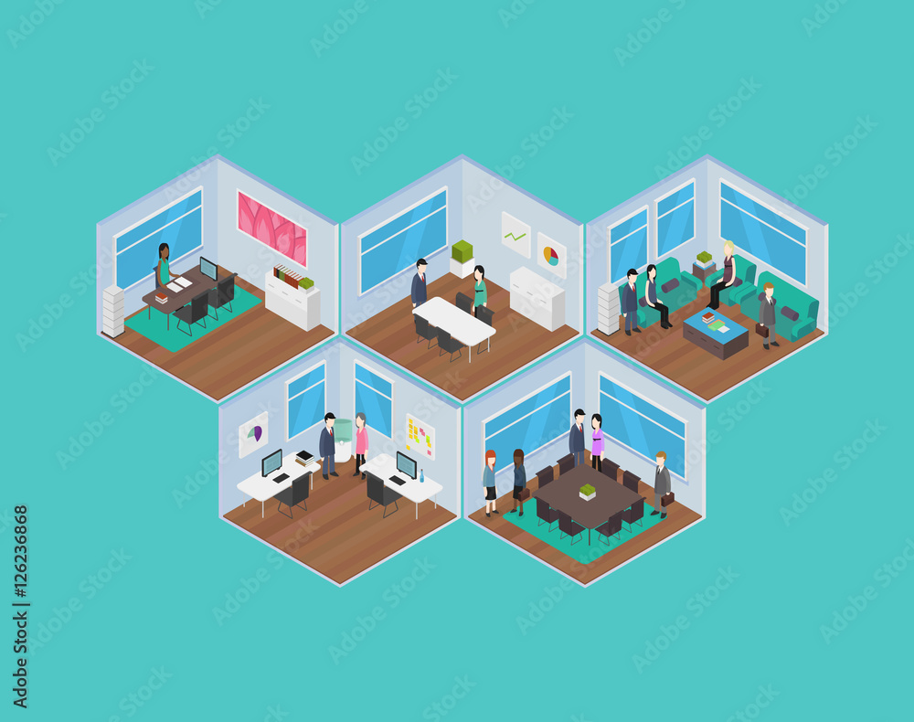 Isometric Office Isometric Office