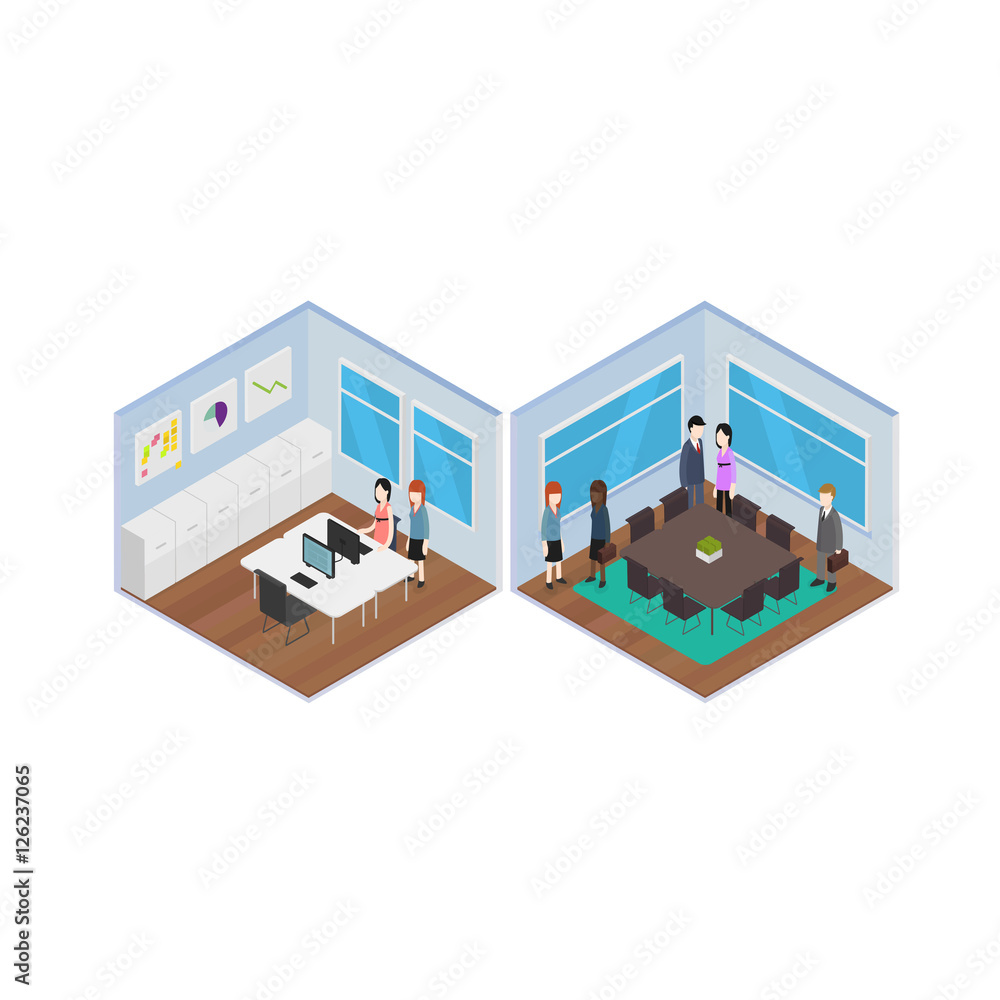 Isometric Office Isometric Office