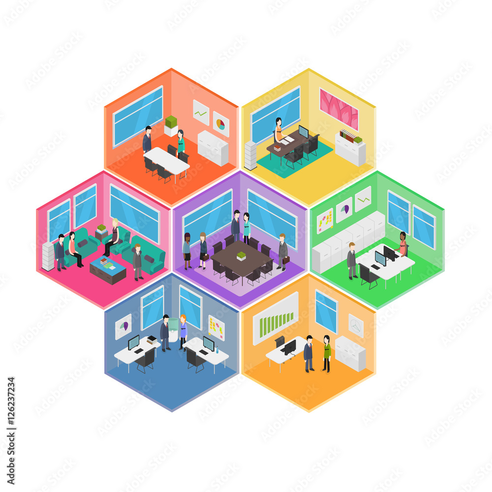 Isometric Office Isometric Office