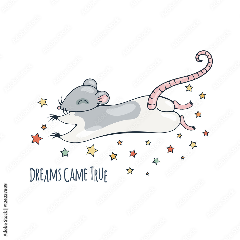 Obraz premium Dreamy rat.