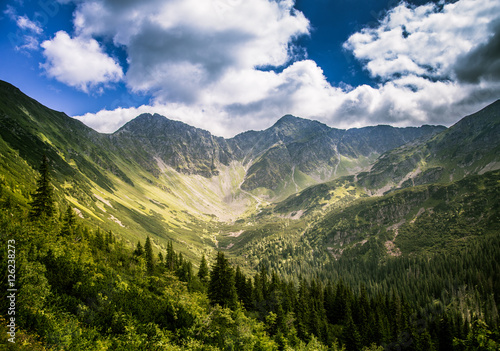 A beautiful Tatry mountain landscape