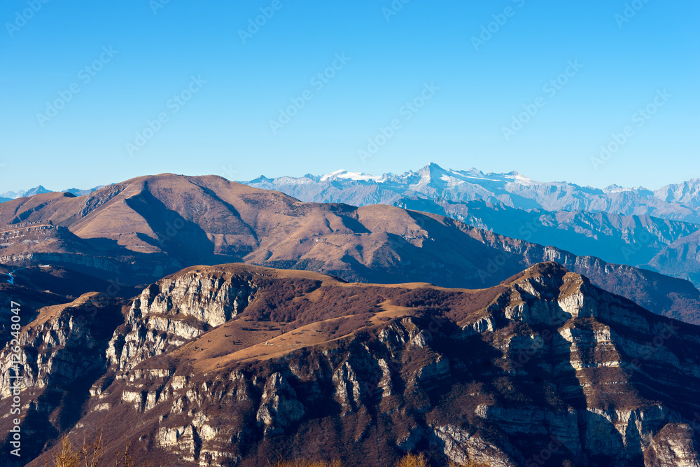 Italian Alps - Monte Baldo (Baldo Mountain) and Adamello Brenta