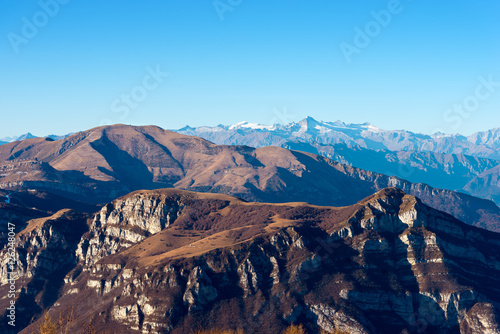 Obraz na plátne Italian Alps - Monte Baldo (Baldo Mountain) and Adamello Brenta