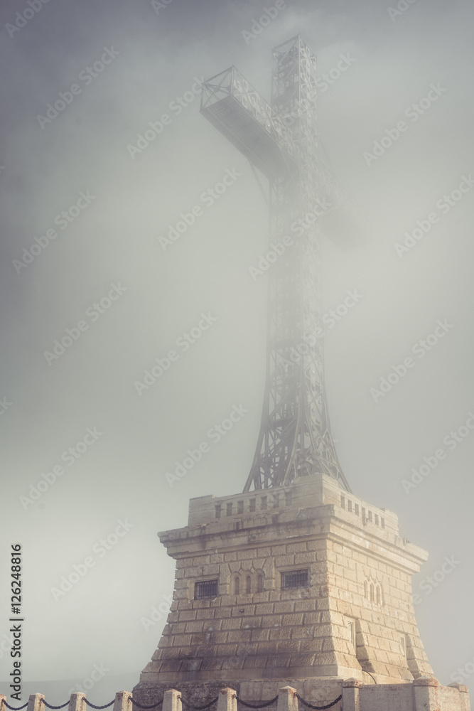 Caraiman Heroes Cross Monument in Bucegi Mountains, Romania. The Heroes ...