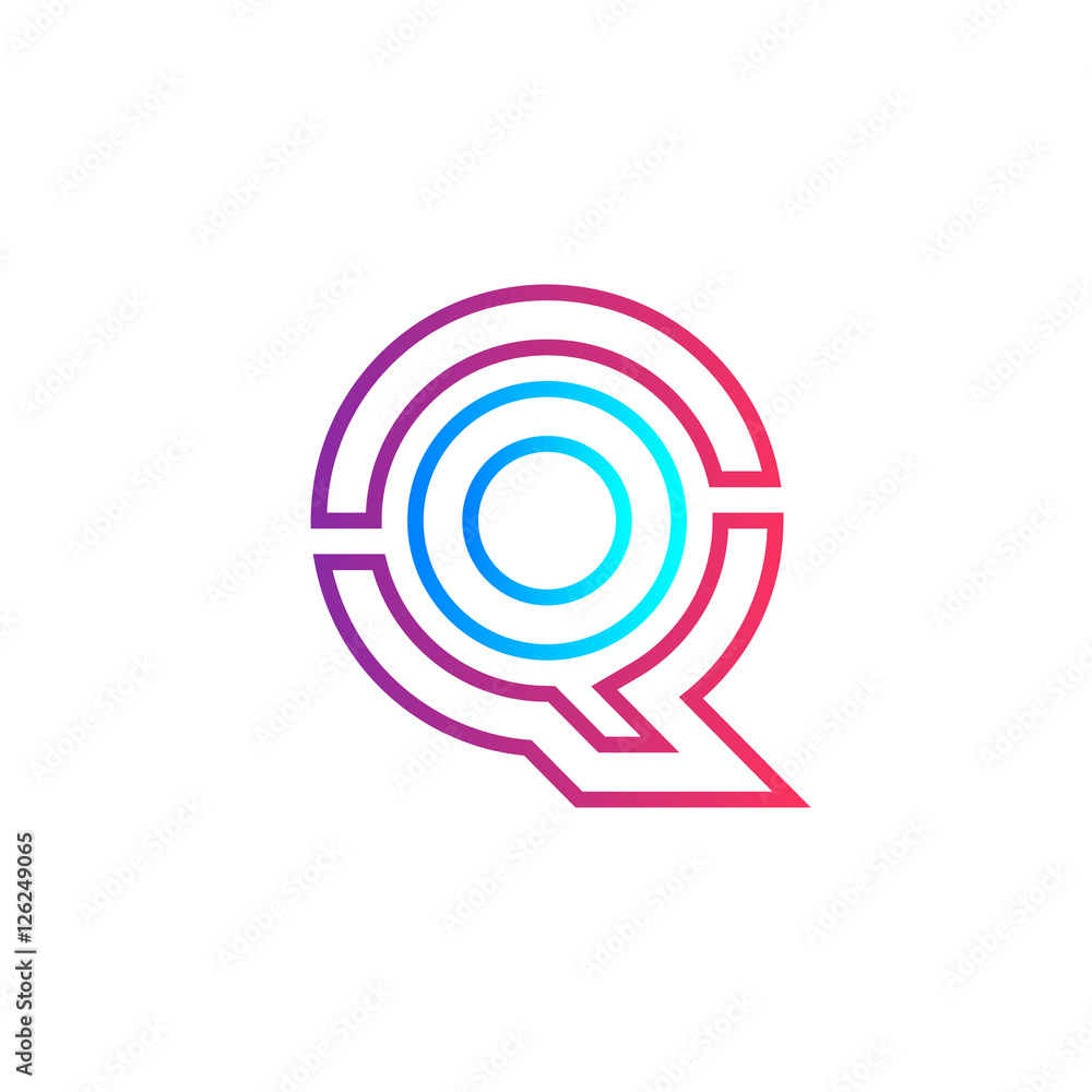 Letter Q logo design template,technology,electronics,digital,connection vector logotype Letter Q logo design template,technology,electronics,digital,connection vector logotype