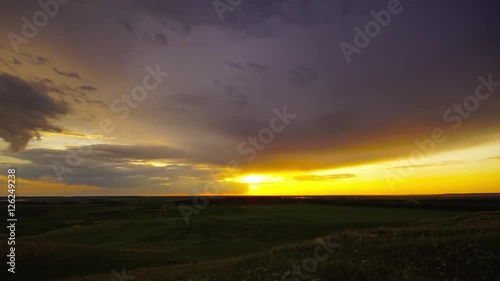 Wallpaper Mural beautiful sunset at countryside fields, zoom timelapse 4k
 Torontodigital.ca