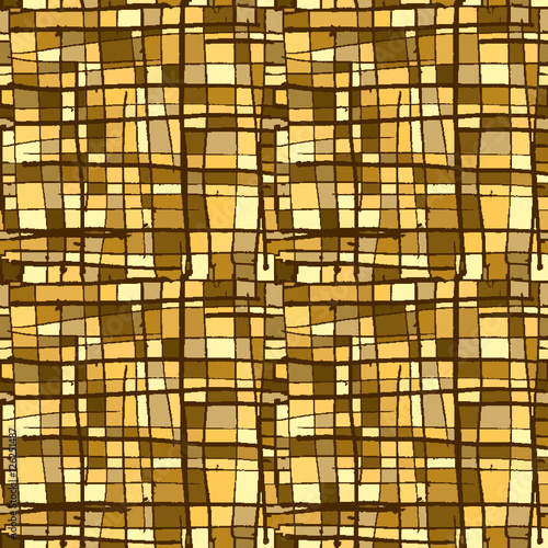 Yellow Mosaic Repeat Background