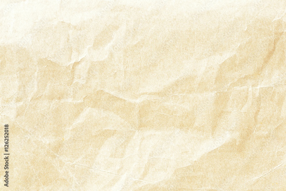 Brown crumpled paper texture Brown crumpled paper texture