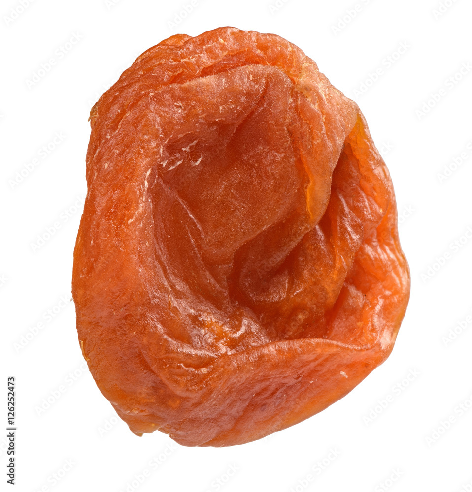 close up of dried apricot isolated close up of dried apricot isolated