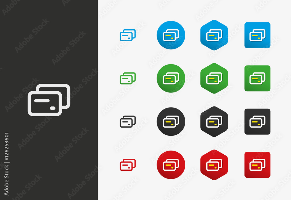 Credit cards icon Credit cards icon