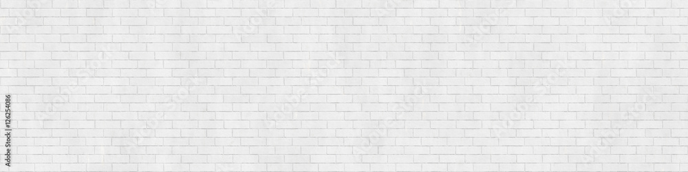 Background texture of white brick wall - obrazy, fototapety, plakaty 