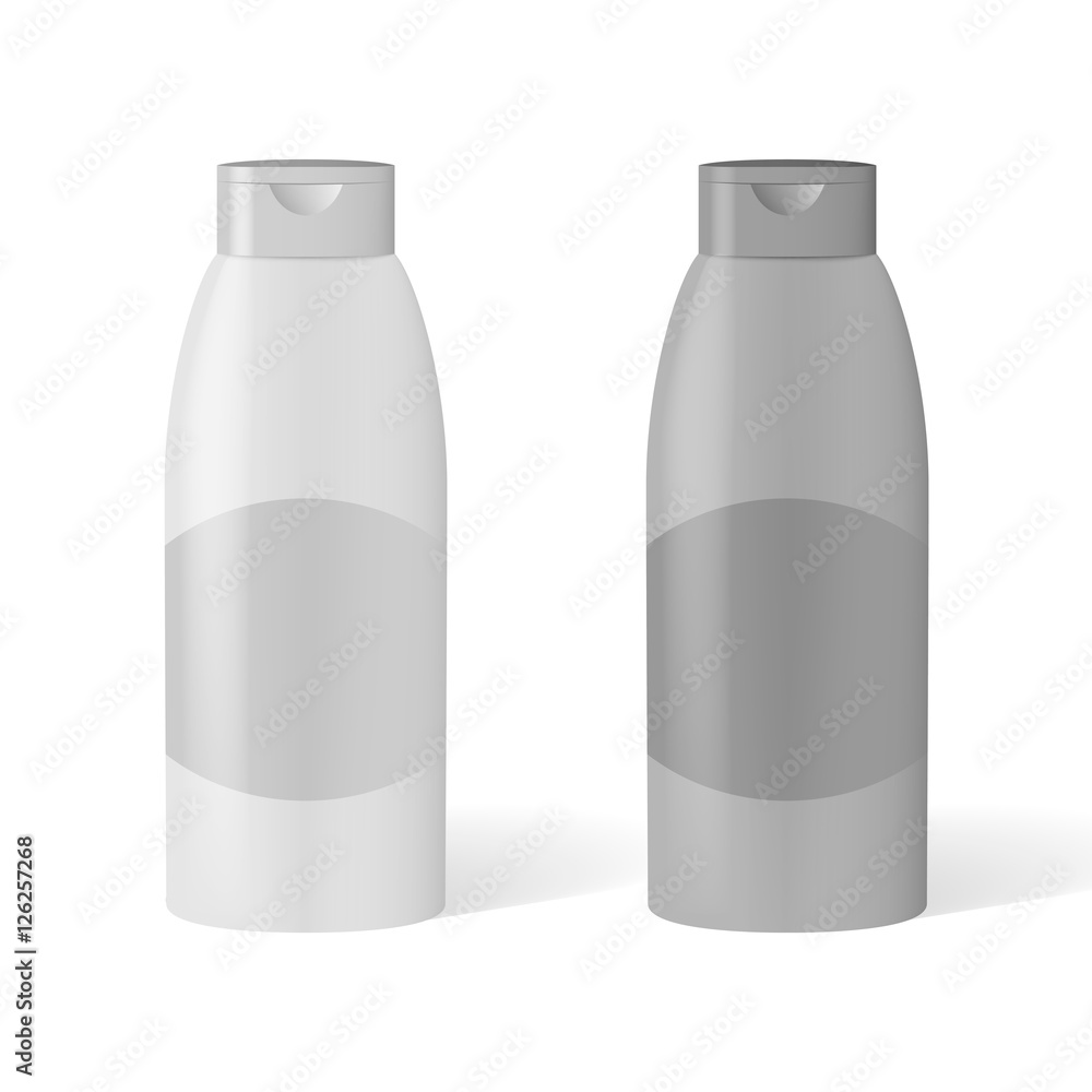 Vector mock.Cosmetic container. Vector mock.Cosmetic container.