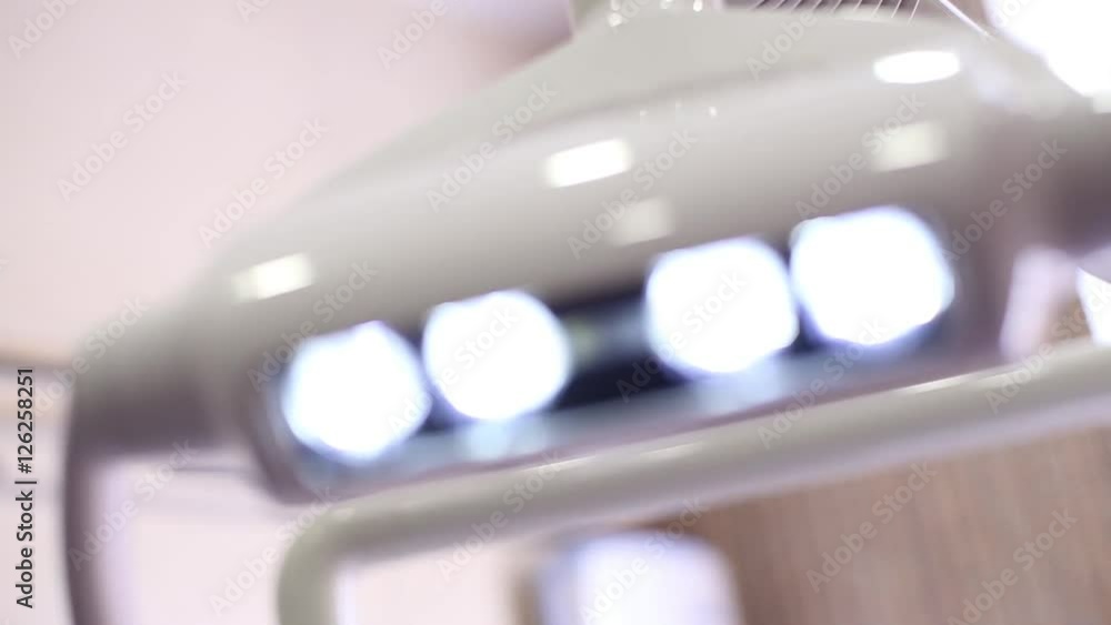 Dental lamp in clinic Dental lamp in clinic