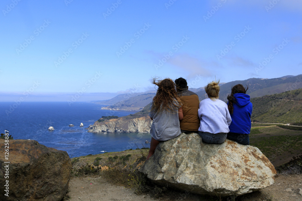 Naklejka premium jeunes observant Big Sur