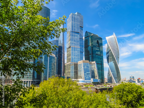 Canvas Print Moscow skyline