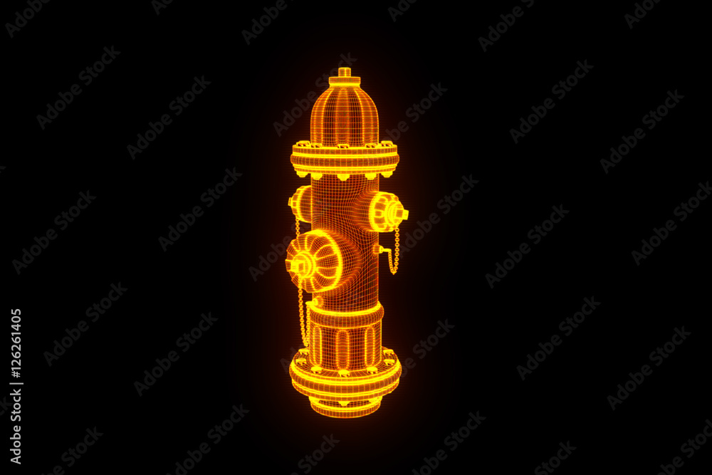 Fire Hydrant in Hologram Wireframe Style. Nice 3D Rendering
Fire Hydrant in Hologram Wireframe Style. Nice 3D Rendering