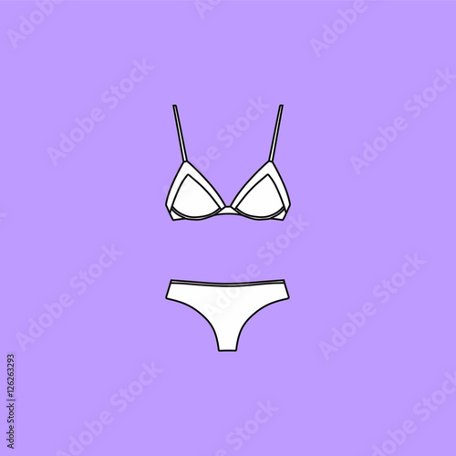  Vector underwear background. Lingerie. Bras and panties. Sexy