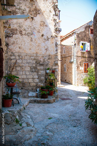 Fototapeta Naklejka Na Ścianę i Meble -  Dubrovnik street in the Old Town