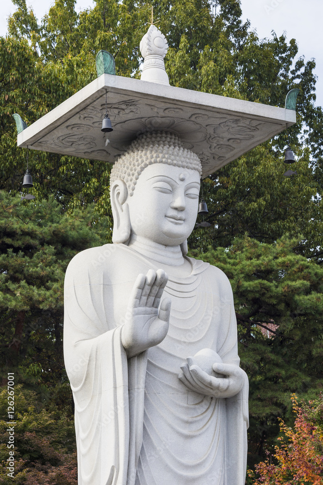 Φωτογραφία Bongeunsa Temple in the Gangnam District of Seoul, Korea.