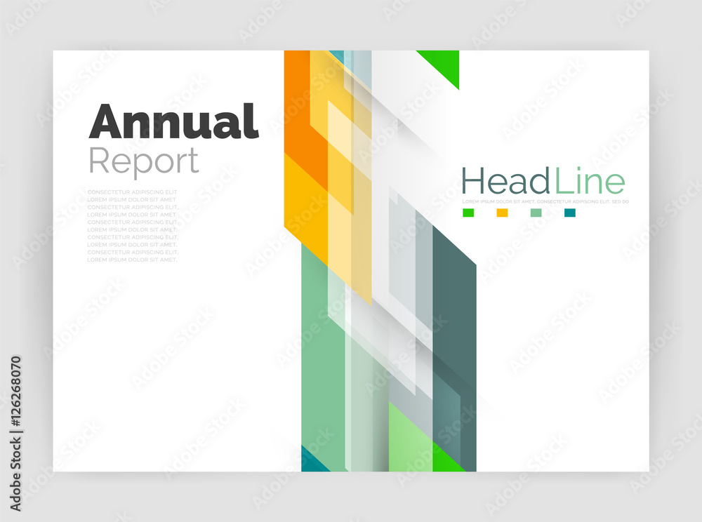 Motion concept. Business annual report cover templates Motion concept. Business annual report cover templates
