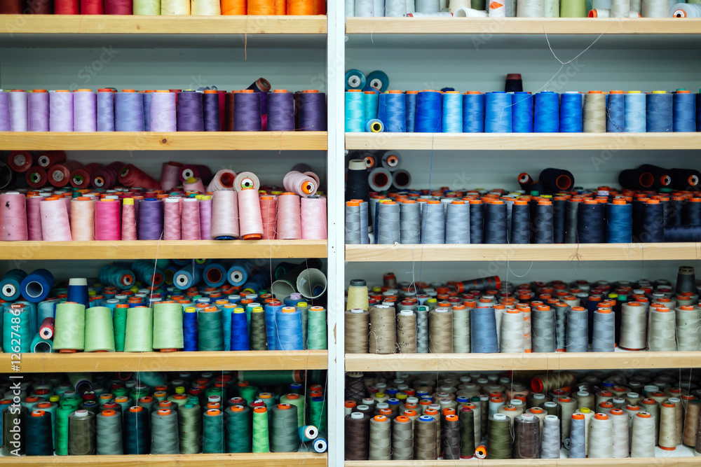 Thread spools in fabric industry