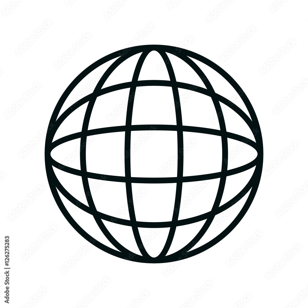sphere planet isolated icon vector illustration design sphere planet isolated icon vector illustration design