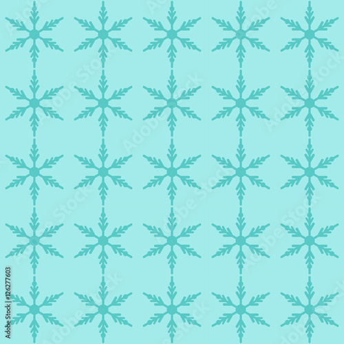 Snowflakes seamless pattern