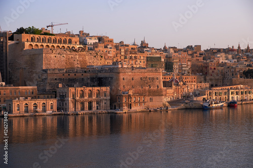 The view of fire accident in the Marsaxlokk fishing village  Malta