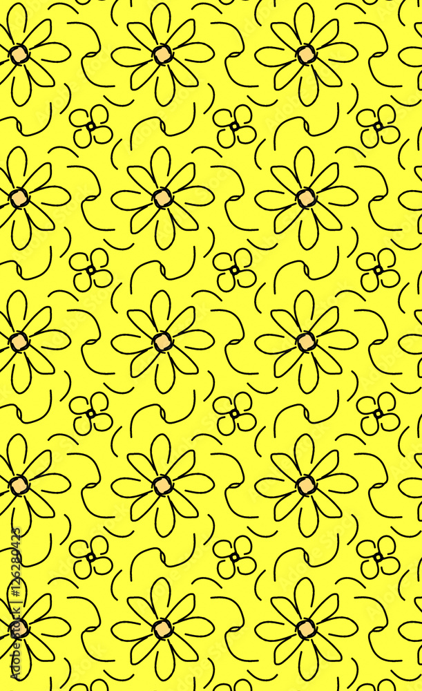 Illustrated patterned background Illustrated patterned background