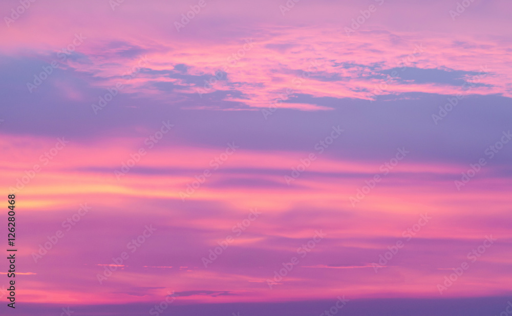 Background of sweet sky after sunset