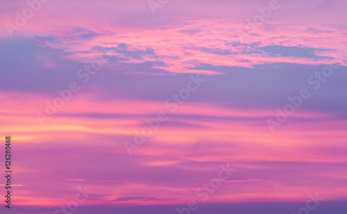 Background of sweet sky after sunset