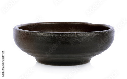 Empty bowl isolated on a white background