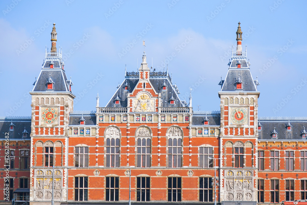 The art museum Rijksmuseum in Amsterdam, Netherlands The art museum Rijksmuseum in Amsterdam, Netherlands