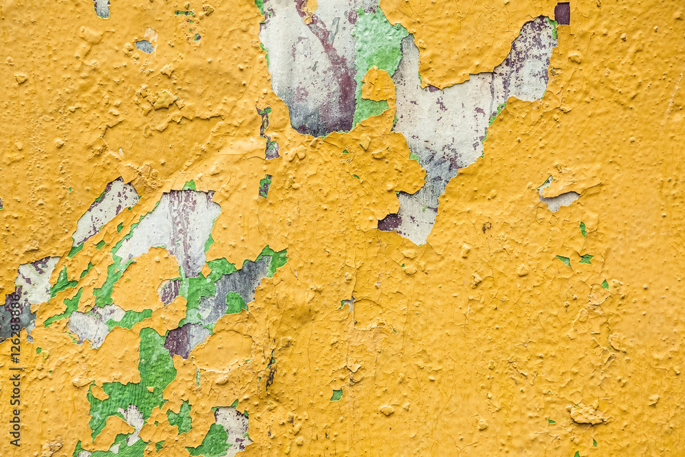 metal painted yellow and green paint metal painted yellow and green paint