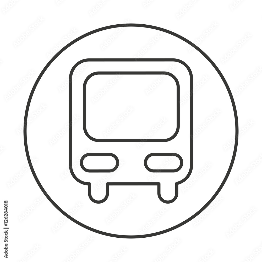 bus service public isolated vector illustration, eps10 bus service public isolated vector illustration, eps10
