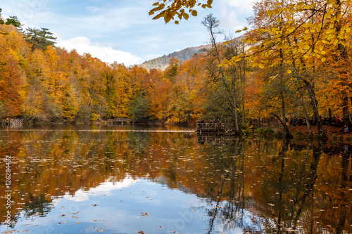 Lake with Reflection in Yedigoller