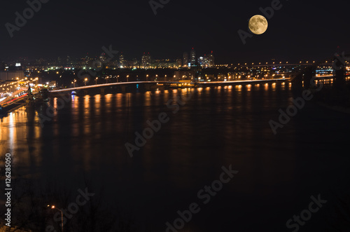 Full moon and Kiev