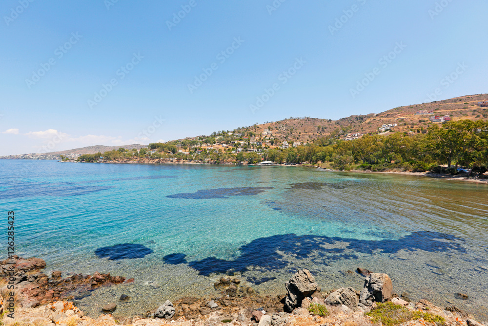 Fototapeta premium Aeginitissa in Aegina island, Greece