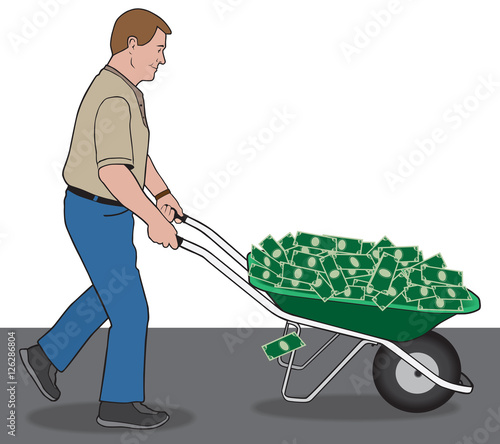 Cash in a Wheelbarrow