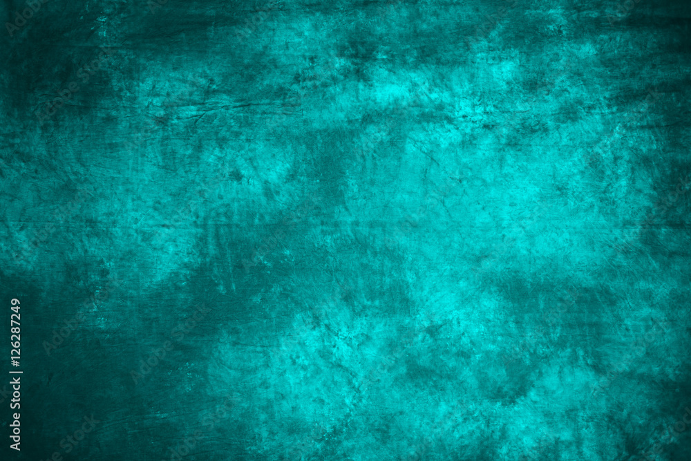 mint fabric artistic background with simulated blurred ink.