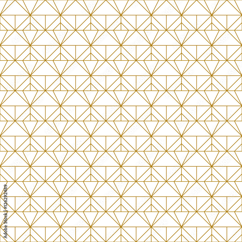 Golden seamless geometric pattern Golden seamless geometric pattern