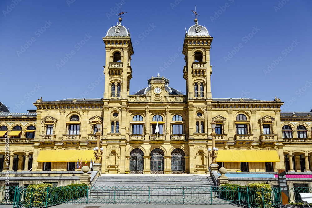 City Hall of Donostia San Sebastian Spain