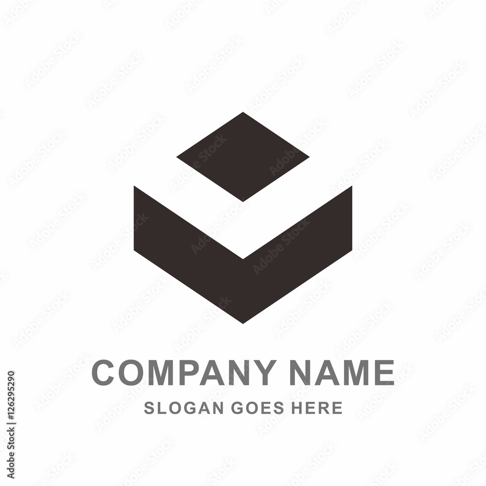 Square Box Negative Strip Arrow Architecture Business Company Stock Vector Logo Design Template Square Box Negative Strip Arrow Architecture Business Company Stock Vector Logo Design Template