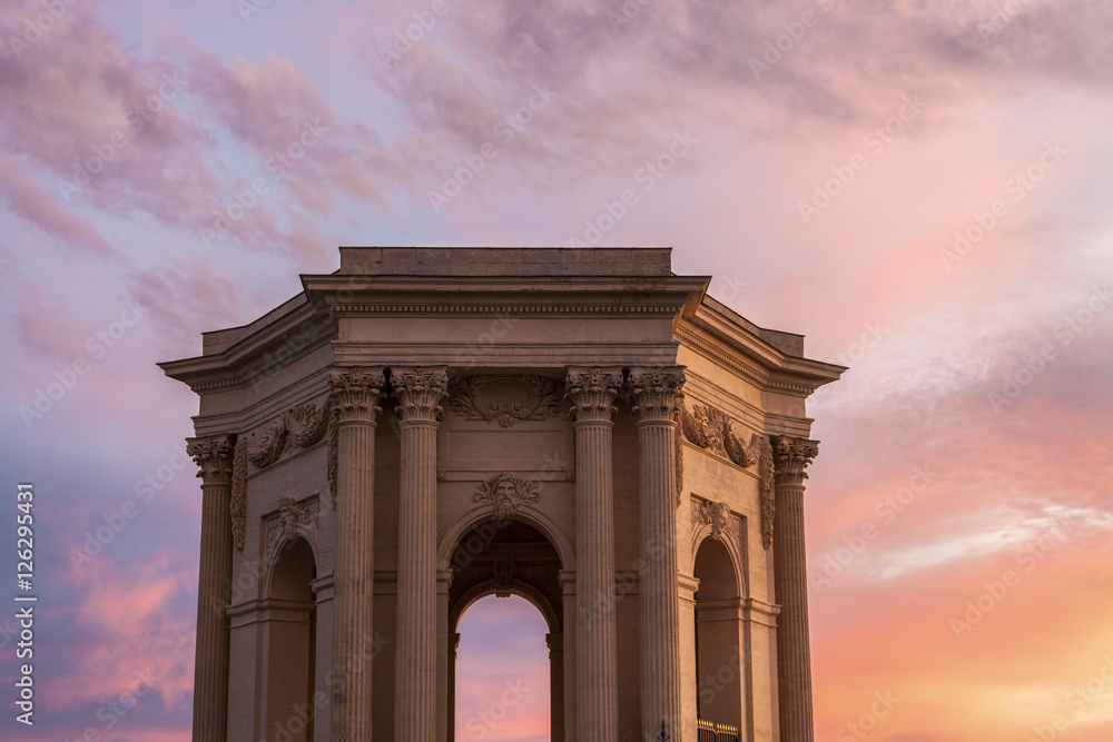 Fototapeta premium Pavillon du Peyrou in Montpellier
