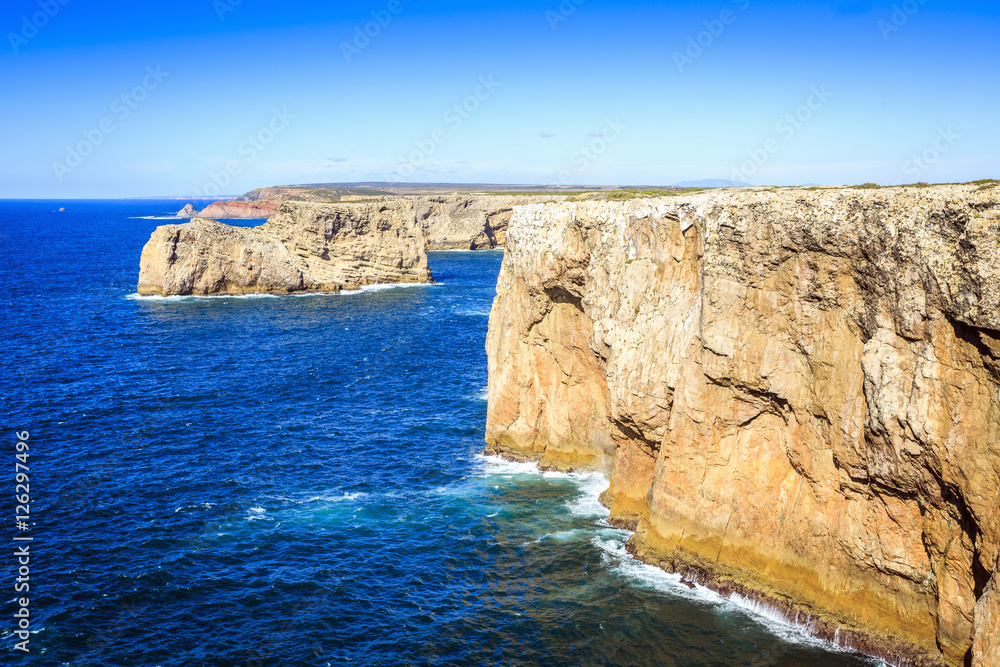 Beautiful cliffs of Algarve, Portugal