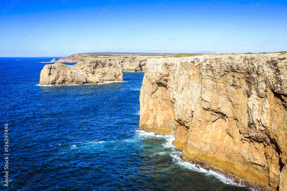 Beautiful cliffs of Algarve, Portugal Beautiful cliffs of Algarve, Portugal