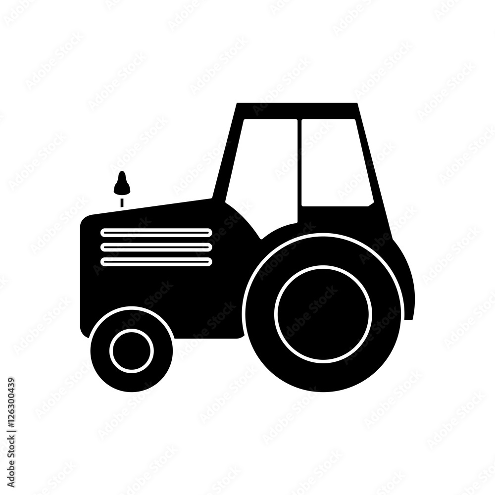 Truck machine icon. Farm lifestyle agriculture and harvest theme. Isolated design. Vector illustration Truck machine icon. Farm lifestyle agriculture and harvest theme. Isolated design. Vector illustration