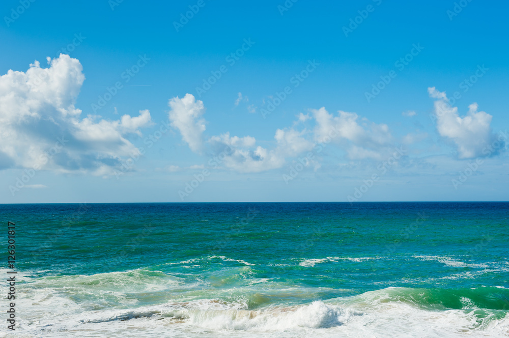 Fototapeta premium clouds and Atlantic Ocean