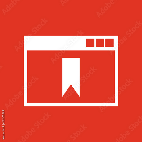 Bookmark browser icon. vector design. Bookmark browser symbol. web. graphic. JPG. AI. app. logo. object. flat. image. sign. eps. art. picture
