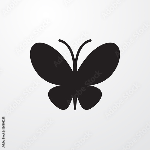 butterfly icon illustration